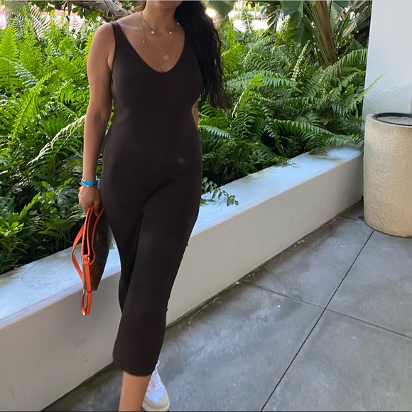 Summer Dress - Large - Brown knitted - Picture 2 of 6